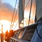 Sunset From The Argo Navis Sailing Charter